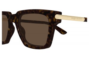 Alexander McQueen AM0519S 002 Havana barna napszemüveg