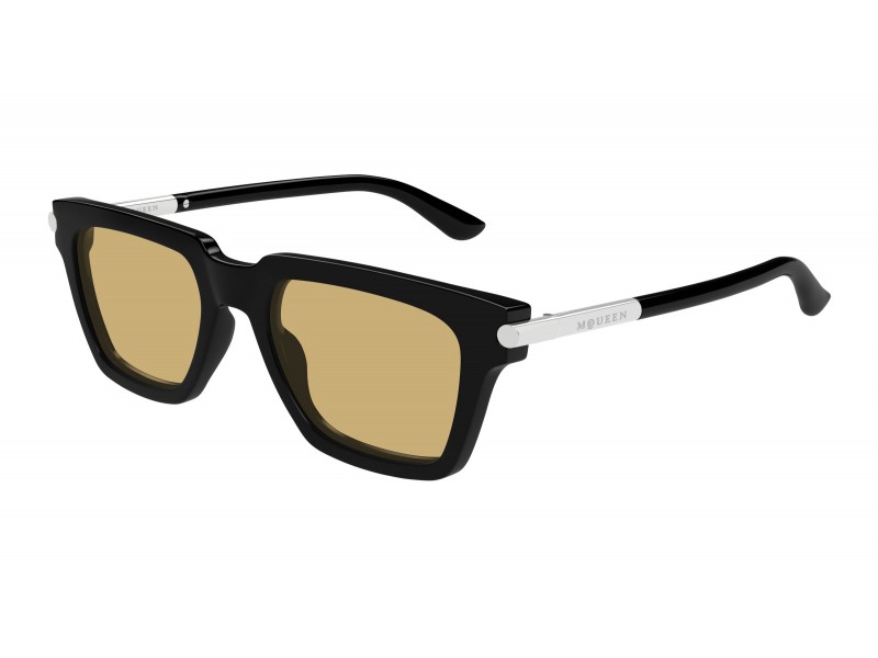 Alexander McQueen AM0519S 003 fekete-barna napszemüveg