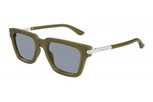 Alexander McQueen AM0519S 004 Green Light Blue napszemüveg
