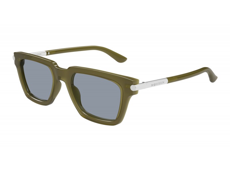 Alexander McQueen AM0519S 004 Green Light Blue napszemüveg