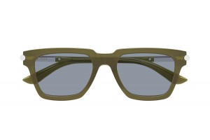 Alexander McQueen AM0519S 004 Green Light Blue napszemüveg