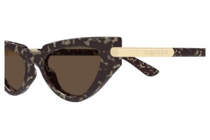 Alexander McQueen AM0520S HAVANA barna napszemüveg
