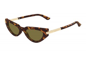 Alexander McQueen AM0520S Havana Green napszemüveg