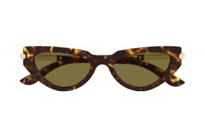Alexander McQueen AM0520S Havana Green napszemüveg