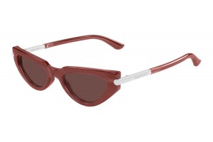 Alexander McQueen AM0520S RED BROWN napszemüveg
