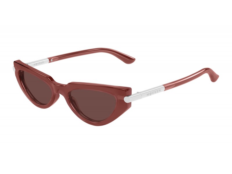 Alexander McQueen AM0520S RED BROWN napszemüveg