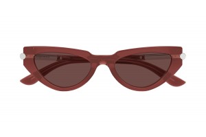 Alexander McQueen AM0520S RED BROWN napszemüveg