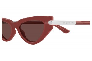 Alexander McQueen AM0520S RED BROWN napszemüveg