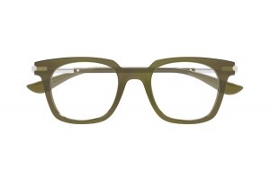 Alexander McQueen AM0521O 004 zöld szemüveg - demó lencse