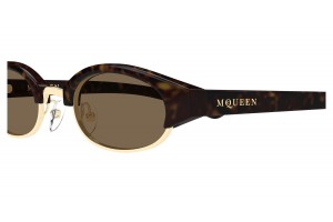 Alexander McQueen AM0534S 002 HAVANA barna