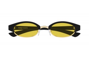 Alexander McQueen AM0534S 003 fekete-sárga napszemüveg
