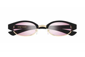 Alexander McQueen AM0534S napszemüveg - BLACK PINK FLASH