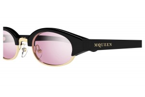 Alexander McQueen AM0534S napszemüveg - BLACK PINK FLASH