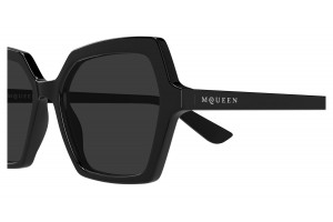Alexander McQueen AM0537S fekete-szürke napszemüveg