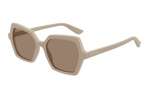 Alexander McQueen AM0537S 003 beige brown napszemüveg