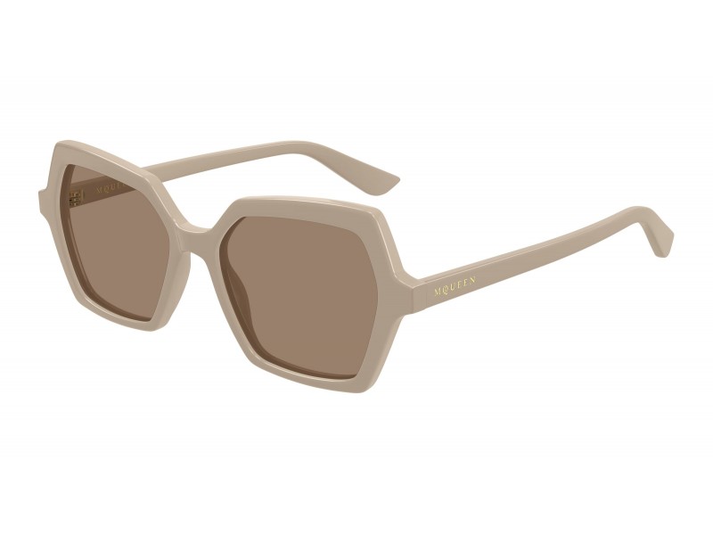 Alexander McQueen AM0537S 003 beige brown napszemüveg