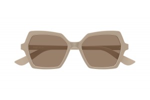 Alexander McQueen AM0537S 003 beige brown napszemüveg