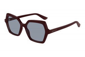 Alexander McQueen AM0537S 004 piros–világoskék napszemüveg