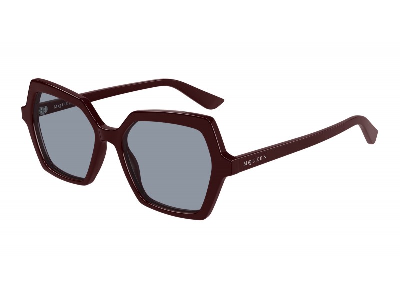 Alexander McQueen AM0537S 004 piros–világoskék napszemüveg