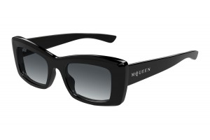 Alexander McQueen AM0526S 001 fekete-szürke napszemüveg