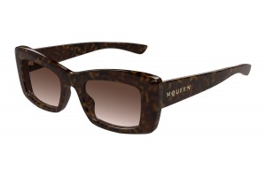 Alexander McQueen AM0526S 002 Havana barna gradient napszemüveg