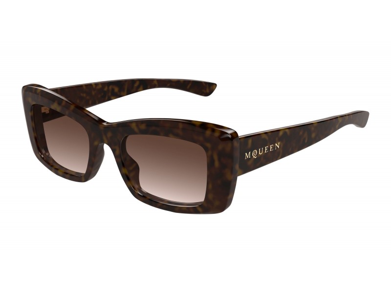 Alexander McQueen AM0526S 002 Havana barna gradient napszemüveg