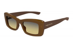 Alexander McQueen AM0526S 003 barna gradient napszemüveg