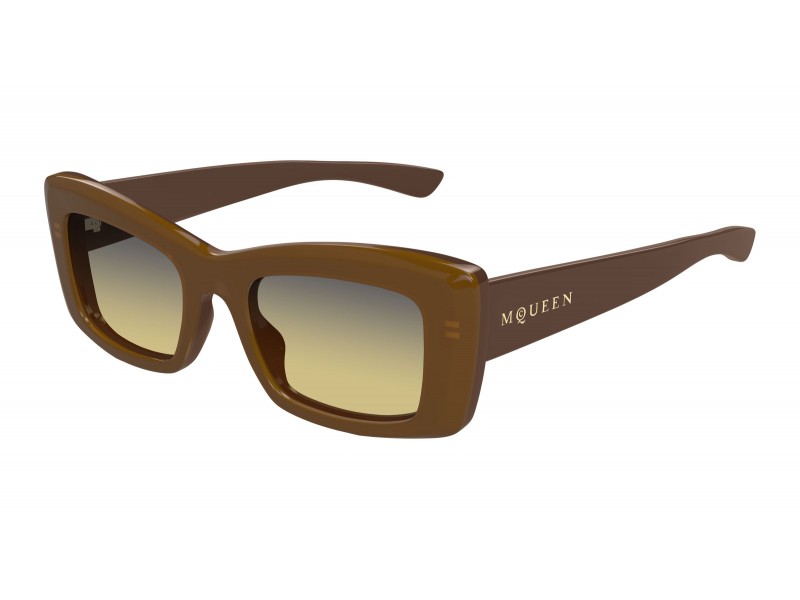 Alexander McQueen AM0526S 003 barna gradient napszemüveg