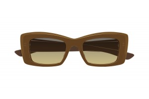 Alexander McQueen AM0526S 003 barna gradient napszemüveg