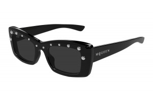 Alexander McQueen AM0526S 005 fekete-szürke napszemüveg