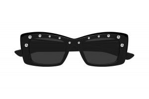 Alexander McQueen AM0526S 005 fekete-szürke napszemüveg