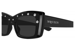 Alexander McQueen AM0526S 005 fekete-szürke napszemüveg