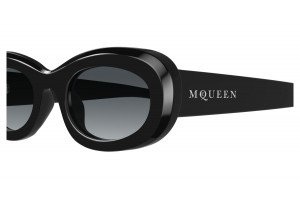 Alexander McQueen AM0527S fekete-szürke napszemüveg