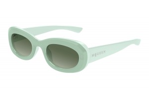 Alexander McQueen AM0527S 004 zöld napszemüveg