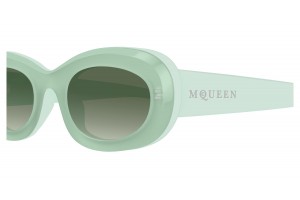 Alexander McQueen AM0527S 004 zöld napszemüveg