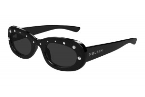 Alexander McQueen AM0527S 005 fekete-szürke napszemüveg