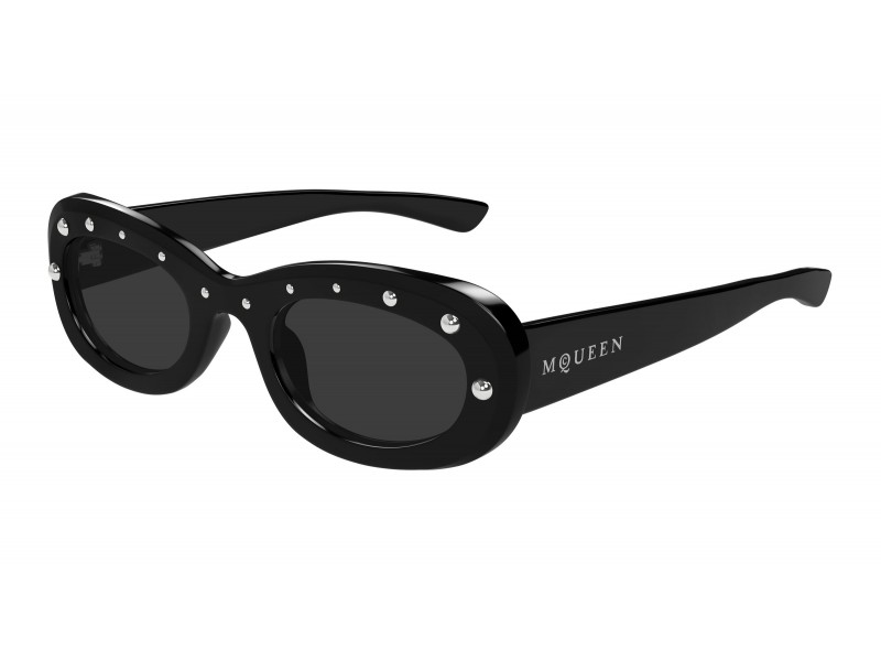 Alexander McQueen AM0527S 005 fekete-szürke napszemüveg