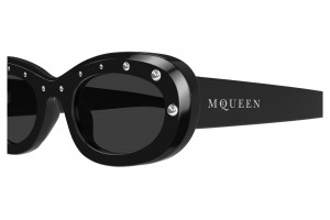 Alexander McQueen AM0527S 005 fekete-szürke napszemüveg