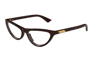 Bottega Veneta BV1416O 002 HAVANA szemüveg - DEMO lencse
