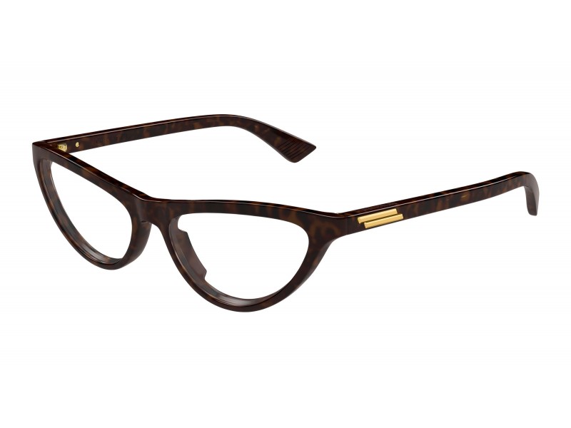 Bottega Veneta BV1416O 002 HAVANA szemüveg - DEMO lencse