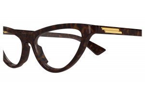Bottega Veneta BV1416O 002 HAVANA szemüveg - DEMO lencse
