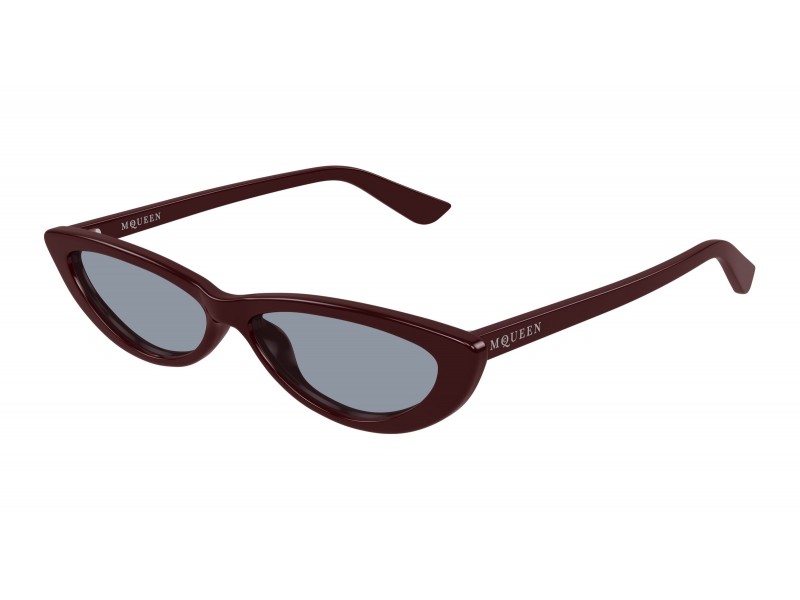 Alexander McQueen AM0535S 004 napszemüveg Red/Light Blue