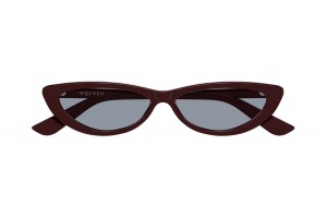 Alexander McQueen AM0535S 004 napszemüveg Red/Light Blue