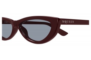 Alexander McQueen AM0535S 004 napszemüveg Red/Light Blue