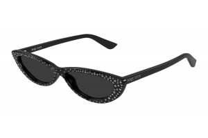 Alexander McQueen AM0535S 005 fekete-szürke napszemüveg