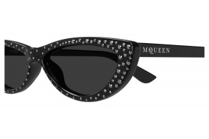 Alexander McQueen AM0535S 005 fekete-szürke napszemüveg