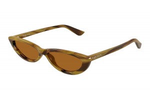 Alexander McQueen AM0535S 006 HAVANA BROWN napszemüveg