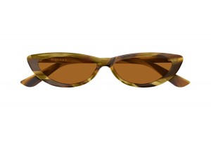 Alexander McQueen AM0535S 006 HAVANA BROWN napszemüveg