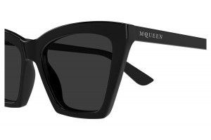 Alexander McQueen AM0536S fekete-szürke napszemüveg