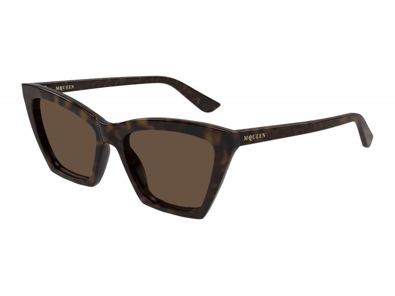 Alexander McQueen AM0536S HAVANA BROWN napszemüveg